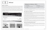 Wind - · PDF file48 Secondary Energy Infobook Wind Velocity It is important to know how fast the wind is blowing. Wind speed is important because the amount of electricity that wind