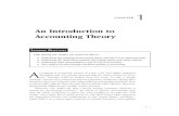 An Introduction to Accounting Theory - SAGE Pub · PDF fileAn Introduction to Accounting Theory. ... financial accounting as well as other branches of accounting, such as cost and