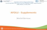 AFOLU - Supplements - UNFCCCunfccc.int/files/focus/mitigation/application/pdf/fao_afolu-addis... · AFOLU - Supplements Martial Bernoux Anglophone African Regional Workshop Converting