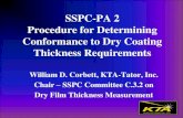 SSPC-PA 2 Procedure for Determining Conformance to · PDF fileSSPC-PA 2 Procedure for Determining Conformance to Dry Coating Thickness Requirements William D. Corbett, KTA-Tator, Inc.