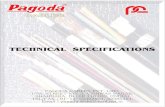 TECHNICAL SPECIFICATIONS - pagodacables.compagodacables.com/TECHNICAL-1554.pdf · the Cable Industry in India. ... Control & Power Cables (Unarmoured & Armoured), Telephone Cables