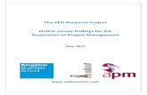 The CPD Research Project Online survey findings for the ... cpd research project... · The CPD Research Project . Online survey findings for the Association of Project Management