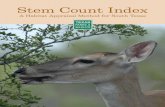 Stem Count Index - Texas · PDF fileWithin the woody plant community, white-tailed deer have preferences; some species are more palatable to deer than others. The most palatable plants