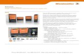 Weidmuller connectPower PROmax Switched-Mode Power · PDF fileDatasheet connectPower PROmax Single- and three-phase switched-mode power supply units NEW The new PROmax power supplies