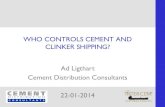 Who controls cement and clinker shippingcementdistribution.com/wp-content/uploads/2016/...clinker-shipping.pdf · Shipments by cargo type ... 169 with ship unloader . 688 served by