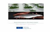 AQUAPONICS GUIDELINESaquaponics.is/europonics/wp-content/uploads/2015/09/Guidelines... · Summary Aquaponics is a combination of the words aquaculture (cultivating fish) and hydroponics