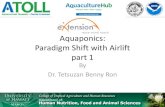 Aquaponics: Paradigm Shift with Airlift - Texas A&M …fisheries.tamu.edu/files/.../Aquaponics-Paradigm-Shift-with-Airlift... · Webinar Aquaponics: Paradigm Shift with Airlift Sponsored