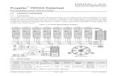 Propeller P8X32A Datasheet - Parallax, Inc. P8X32A Datasheet Page 1 of 36 Rev 1.4 6/14/2011 Propeller™ P8X32A Datasheet . 8-Cog Multiprocessor Microcontroller . 1.0. PRODUCT OVERVIEW