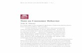Note on Consumer Behavior - mit.eduhauser/Hauser PDFs/MIT Sloanware NOTES/Note_on... · M I T S L O A N C O U R S E W A R E > P. 1 Note on Consumer Behavior John R. Hauser In a classic