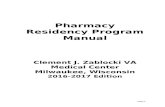 Pharmacy Residency Program Manual - Milwaukee VA Web viewPharmacy Residency Program Manual. ... This will be reviewed by the RPD and preceptors on a case-by-case basis and a ... (no
