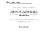 cwe.ccsds.org Web viewDRAFT CCSDS RECOMMENDED STANDARD FOR MISSION OPERATIONS MESSAGE ABSTRACTION LAYER—SPACE PACKET BINDING. CCSDS 524.1-R-0Page 4-12September 2012. CCSDS 524.1-R-0Page