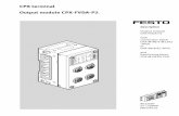 CPX terminal Output module CPX-FVDA-P2 · PDF fileContents and general instructions ... X Festo P.BE-CPX-FVDA-P2-EN en 1209NH English The output module CPX-FVDA-P2 is a product withsafety-rel