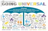 GOING UNIVERSAL - World Bank · PDF fileGOING UNIVERSAL. How 24 Developing Countries Are Implementing Universal Health Coverage Reforms from the Bottom Up. Daniel Cotlear, Somil Nagpal,