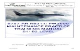 B757 RR RB211/PW2000 MAINTENANCE PRACTICE TRAINING MANUAL ... documentation... · B757 RR RB211/PW2000 Maintenance Practice Training Manual B1/B2 DOC.FOR.08 Ed3 1/37 B757 RR RB211/PW2000