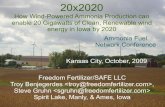 20x2020 - Grid.coopgrid.coop/20x2020-AFN.pdf · 20x2020 How Wind-Powered Ammonia Production can enable 20 Gigawatts of Clean, Renewable wind ... Ammonia Ammonia Casale 150 Tons per