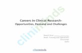 Careers in Clinical Research - Clinimindscliniminds.com/presentation/Files/gujarat.pdf · Careers in Clinical Research-Opportunities, Demand and Challenges Deepti Goel M.Pharm ...
