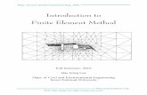 Introduction to Finite Element Method - strana.snu.ac.krstrana.snu.ac.kr/lecture/fem_2017/Note17_FEM.pdf · Dept. of Civil and Environmental Eng., SNU. Structural Analysis Lab. Prof.