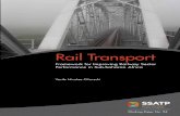 Rail Transport - SSATP · PDF fileWorking Paper No. 94 Vasile Nicolae Olievschi Rail Transport Framework for Improving Railway Sector Performance in Sub-Saharan Africa