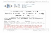EMERGENCY BAG AUDIT - gpone.wales.nhs.uk Web viewPublic Health Wales. General Medical Practice Doctor’s Bag Audit 2012. 1 of 14. Author: Primary Care Quality and Information Service.
