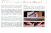 mychipcarving.com 2014 Scary Sharp.pdf · speCialty being chip carving, I'm going to show you how to get a scary sharp edge on your chip carving knife in 10 minutes!