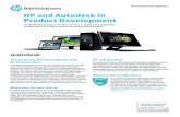 HP and Autodesk in Product · PDF fileAutodesk Showcase, 3ds Max, Inventor power users, and Autodesk Product Design Suites. HP Mobile Workstations Mobility for Business. >> Make no