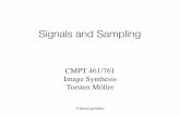 Signals and Sampling - Newsvda.univie.ac.at/Teaching/ImageSynthesis/16w/LectureNotes/06... · Signals and Sampling ... Pass-band stop-band Ideal filter Practical ... 7 5 8 1 4 10