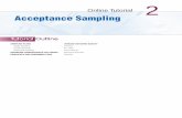 Online Tutorial Acceptance Sampling - Pearsonwps.prenhall.com/wps/media/objects/9434/9660836/online_tutorials/... · T2-2 CD TUTORIAL 2ACCEPTANCE SAMPLING In the Supplement to Chapter