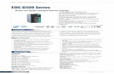 EDS-G509 Series - Moxa · PDF fileIndustrial Ethernet Solutions 2   EDS-G509 Series Ordering Information Side View Front View Rear View DIN-Rail/Panel-Mounting Kit 30.0 (1.2)