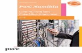 Communications Capability Statement - PwC · PDF file2 Communications Capability Statement ... through Telecom Namibia to ... This deep industry knowledge is one of the foundations