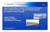 Visual signaling: Aerial Refueling Tanker's PDL (Pilot ...Visual signaling: Aerial Refueling Tanker's PDL (Pilot Director Lights) Improvement for Pilot's Visual Acuity ... Copyright