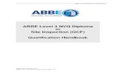 ABBE Level 3 NVQ Diploma in Site Inspection (QCF ... Leve… · ABBE Level 3 NVQ Diploma in Site Inspection Release Issue November 2010 ABBE Level 3 NVQ Diploma in Site Inspection
