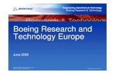 Boeing Research andBoeing Research and Technology ... · PDF fileOrganization Engineering, Operations & Technology | Boeing Research & Technology BR&T Europe Managing Director German