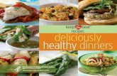 the recipes deliciously healthy dinners - National Heart ... · PDF fileRecipes: Deliciously Healthy Dinners ... cooking a multicultural feast ... One way to eat a healthy diet is