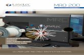 MRO 2OO - Промтехкомплект 200 Laser Wire Marker.pdf · PDF fileMRO 2OO. Registration n°2009072385 ... 1m 3m 5m 10m MRO 200-A MRO 200-B MRO 200-S ... for various wire