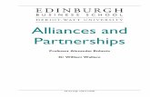 Alliances and Partnerships - Online MBA & Distance · PDF fileAlliances and Partnerships Professor Alexander Roberts PhD, MBA, FCCA, FCIS, MCIBS Director, Centre for Strategy Development