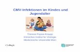CMV-Infektionen im Kindes und Jugendalterkinderabteilung.lkh-vil.or.at/fileadmin/user_upload/pdfs/... · Direkter Kontakt mit Körperflüssigkeiten: Urin, Speichel, Tränen, Blut,
