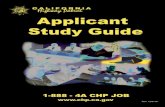 CHP Applicant Study Guide - December, 2001 Study Guides/CHP.pdf · Highway Patrol (CHP) and the ... ASSIGNMENT/GRADUATION ... CHP Applicant Study Guide - December, 2001 ...