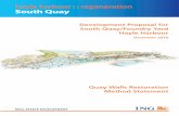 H - Quay Walls Restoriation Method Statement - Quay Walls Restoriatio… · hayle harbour : : regeneration South Quay Development Proposal for South Quay/Foundry Yard Hayle Harbour