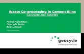 Waste Co-processing in Cement Kilns. murumkar Geo.pdf · Waste Co-processing in Cement Kilns ... of wastes in cement kilns”, ... Co-processing in Cement Kiln is recognized as the