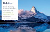 Swiss Banking Business Models of the future Embarking · PDF filee-banking with almost half the population making online payments or using online ... Swiss Banking Business Models