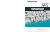 Panasonic FP-X Programmable Controllers -  · PDF fileFP-X Programmable Controller ARCT1B287E '07.5 FP-X ARCT1B287E Mounting dimension diagram H L2 ... or two or more PLC units,