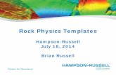 Rock Physics Templates - CGG · PDF fileThis document discusses the rock physics templates (RPT), and how we have implemented the RPT approach in the Hampson-Russell software release