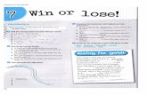 Activate A2 Workbook · PDF fileActivate A2 Workbook 45 . Win or lose! Vocabulary For exercises 1—5 see pages 62, 63 and 64 in your Students' Book. Add the missing letters to make