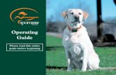 Please read this entire guide before beginning - SportDOG · PDF file2 spot color logo: This is the Orange/black look of the SportDOG brand logo on a PMS 158 Orange background.-Identity