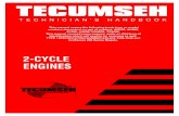 TECUMSEH - 2-CYCLE ENGINES - Small Engine Suppliers · PDF fileFLYWHEEL (INSIDE-EDGE) BRAKE SYSTEM ... Tecumseh has used two different methods of identifying 2 cycle engines. The first