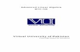 Handouts - VULMS.edu.pk - Virtual University of Pakistanvulms.vu.edu.pk/Courses/MTH706/Downloads/Handouts MTH706.pdf · ©Virtual University Of Pakistan 5 . 1-Introduction and Overview