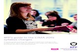 BPP’s guide to the CIMA 2015 syllabus · PDF fileBPP’s guide to the CIMA 2015 syllabus changes A handy guide outlining the changes CIMA are making to the syllabus from 2015 and