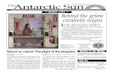 The Antarctic Sun, January 6, 2002 · PDF fileTheAntarctic Sun January 6, 2002 Published during the austral summer at McMurdo Station ... Island penguin colonies a small break in the