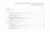 National Drug Policy for South Africa - WHOapps.who.int/medicinedocs/documents/s17744en/s17744en.pdf · National Drug Policy for South Africa ... 3.1 Medicines Control Council ...