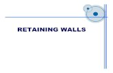 RETAINING WALLS - · PDF file•Counterfort retaining walls ... Precast concrete retaining wall Manufactured from high-grade pre cast concrete on the cantilever principle. Can be erected